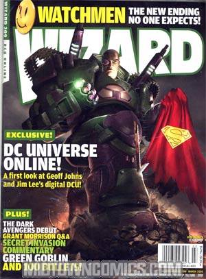 Wizard Comics Magazine #209 DCU Online Luthor Cvr
