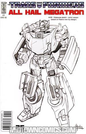 Transformers All Hail Megatron #7 Incentive Guido Guidi Sketch Variant Cover
