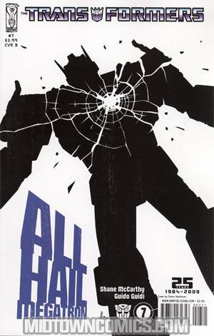 Transformers All Hail Megatron #7 Regular Trevor Hutchison Cover