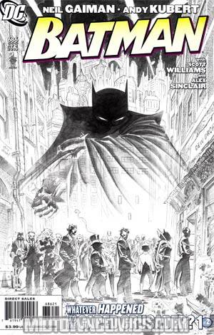 Batman #686 Cover D Incentive Andy Kubert Sketch Variant Cover (Whatever Happened To The Caped Crusader Part 1)