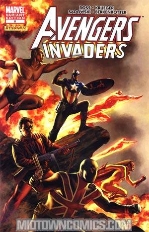 Avengers Invaders #8 Cover B Incentive Steve Epting Variant Cover