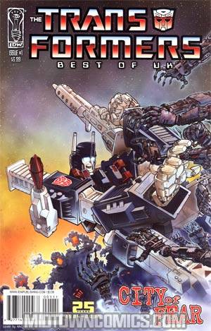 Transformers Best Of UK City Of Fear #1 Regular Andrew Griffith Cover