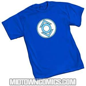 Lantern Corps Indigo Lantern Symbol T-Shirt Large