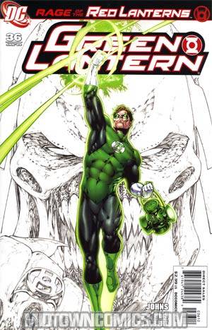 Green Lantern Vol 4 #36 Cover B 2nd Ptg (Blackest Night Prelude)