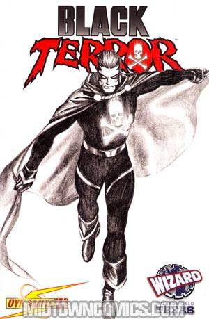 Black Terror Vol 3 #1 Cover I Wizard World Texas Rare Sketch VIP Edition