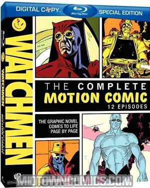 Watchmen The Complete Motion Comic Blu-ray DVD