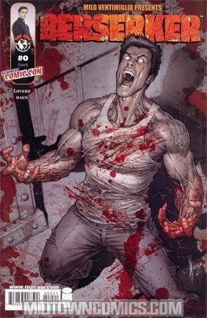 Berserker #0 Cover B NYCC 2009 Bloody Rage Variant Cover