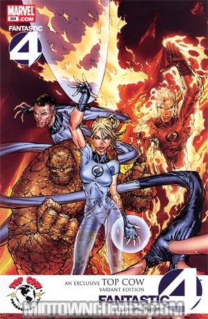 Fantastic Four Vol 3 #554 Cover E Top Cow Marc Silverstri Variant Cover