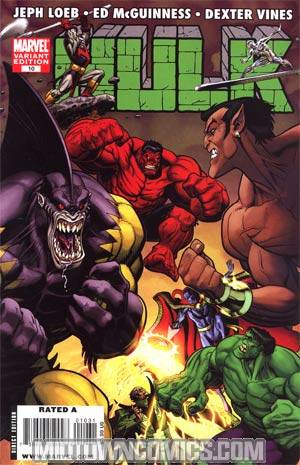 Hulk Vol 2 #10 Incentive Art Adams Variant Cover