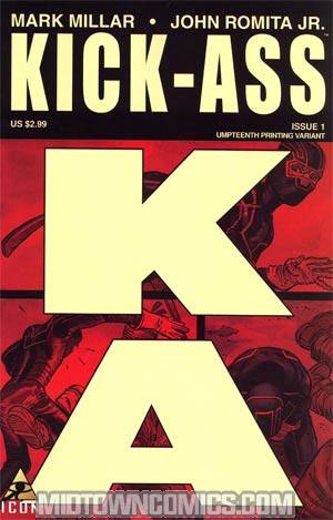 Kick-Ass #1 Cover F Umpteenth Ptg