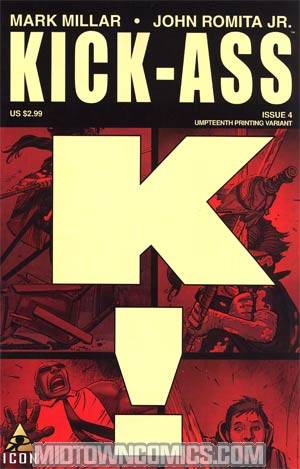 Kick-Ass #4 Cover C Umpteenth Ptg