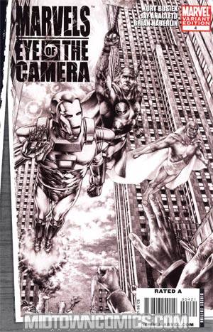 Marvels Eye Of The Camera #4 Cover B Black & White Version