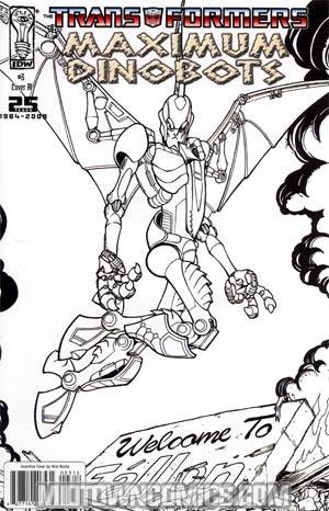 Transformers Maximum Dinobots #3 Incentive Nick Roche Variant Cover