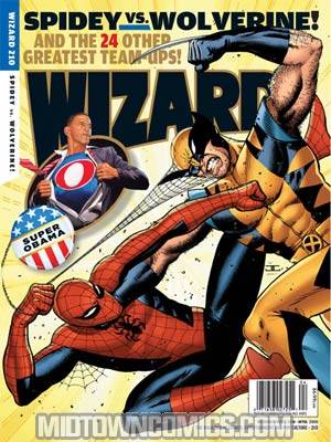 Wizard Comics Magazine #210 Cassaday Spider-Man Wolverine Cvr