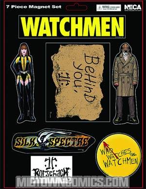 Watchmen Magnet Sheet - Rorschach/Silk Spectre