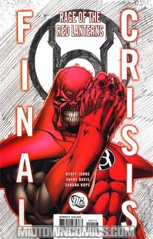 Final Crisis Rage Of The Red Lanterns #1 Cover D 3rd Ptg (Blackest Night Prelude)