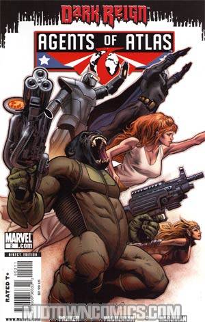 Agents Of Atlas Vol 2 #2 Cover A 1st Ptg Regular Greg Land Cover (Dark Reign Tie-In)