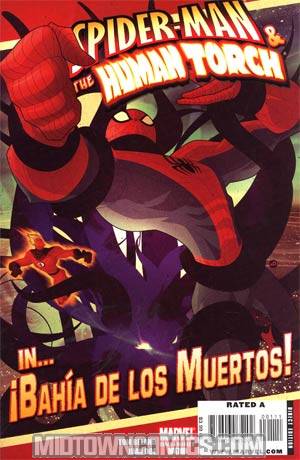 Spider-Man & Human Torch In Bahia De Los Muertos Cover A English Edition