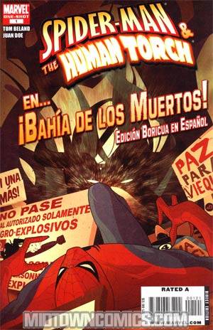 Spider-Man & Human Torch In Bahia De Los Muertos Cover B Spanish Edition