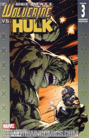 Ultimate Wolverine vs Hulk #3 Cover B Incentive Kubert Variant Cover