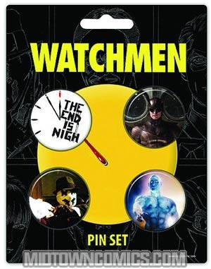 Watchmen End Is Nigh 4-Pin Set