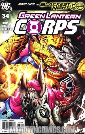 Green Lantern Corps Vol 2 #34 Cover A Regular Pat Gleason Cover (Blackest Night Prelude)