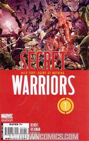 Secret Warriors #1 Cover D 2nd Ptg Claudio Caselli Variant Cover (Dark Reign Tie-In)