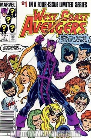 West Coast Avengers Mini-Series Complete 4-Issue Set