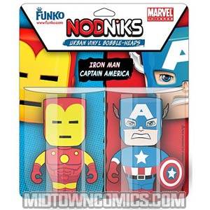 Iron Man & Captain America Nodniks