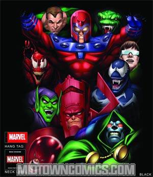 Marvel Evil Guys Black T-Shirt Large