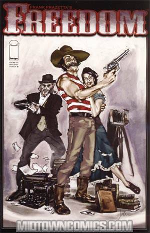 Frank Frazettas Freedom Cover B John Cboins