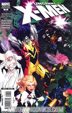 Uncanny X-Men #507 Cover B Incentive Michael Golden Variant Cover