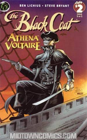 Black Coat & Athena Voltaire One-Shot Black Coat Cover