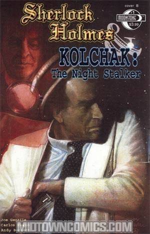 Sherlock Holmes & Kolchak The Night Stalker Cry Of Thunder #1 Regular Eddy Newell Cover