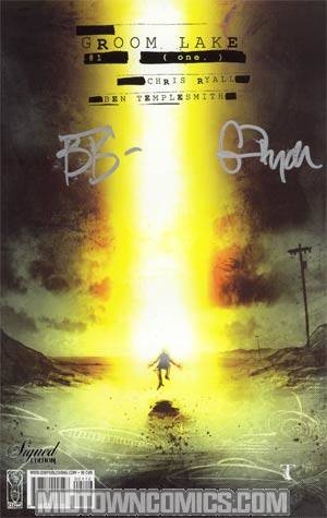 Groom Lake #1 Cover B Incentive Signed By Chris Ryall & Ben Templesmith