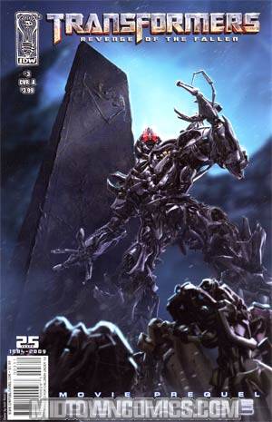Transformers Revenge Of The Fallen Movie Prequel Defiance #3 Cover B