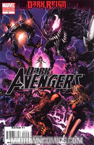 Dark Avengers #2 Cover C 2nd Ptg Mike Deodato Jr Variant Cover (Dark Reign Tie-In)