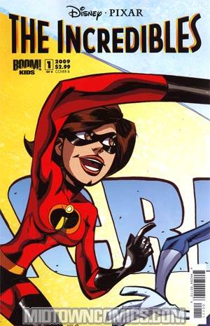 Disney Pixars Incredibles Family Matters #1 Cover B 1st Ptg Regular Cover Elastigirl