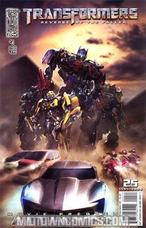 Transformers Revenge Of The Fallen Movie Prequel Alliance #4 Cover B