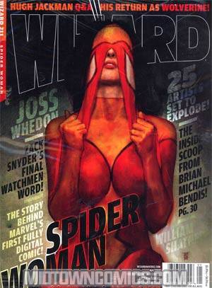 Wizard Comics Magazine #211 Gold Alex Maleev Spider-Woman Cvr