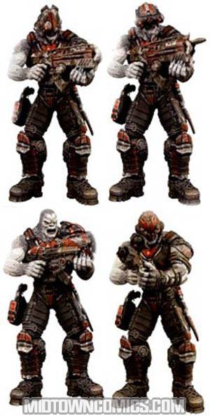 Gears Of War Locust Hive 7-Inch Action Figure Box Set