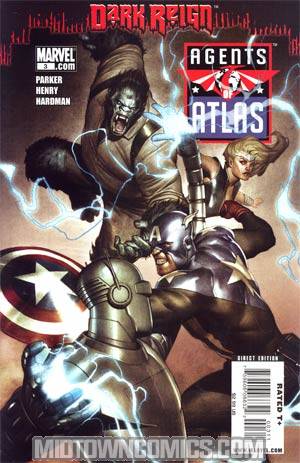 Agents Of Atlas Vol 2 #3 Cover A Regular Adi Granov Cover(Dark Reign Tie-In)