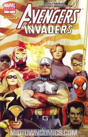 Avengers Invaders #9 Incentive Arthur Suydam Variant Cover