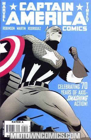 Captain America Comics #1 70th Anniversary Special Incentive Marcos Martin Variant Cover