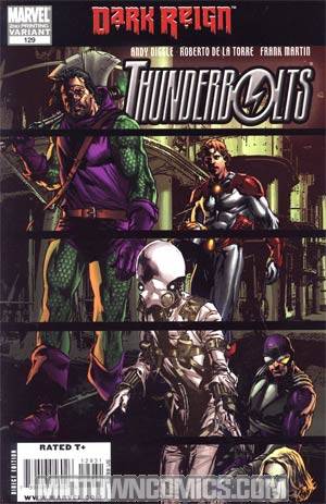 Thunderbolts #129 2nd Ptg Roberto De La Torre Variant Cover (Dark Reign Tie-In)