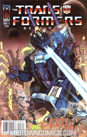 Transformers Best Of UK City Of Fear #3 Regular Andrew Griffith Cover