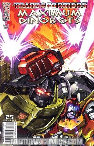 Transformers Maximum Dinobots #4 Marcelo Matere Cover