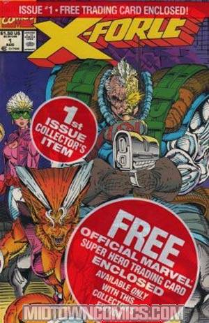 X-Force #1 Cover C Polybagged With Shatterstar Card Recommended Back Issues