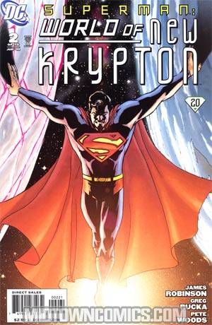 Superman World Of New Krypton #2 Incentive Pete Woods Variant Cover