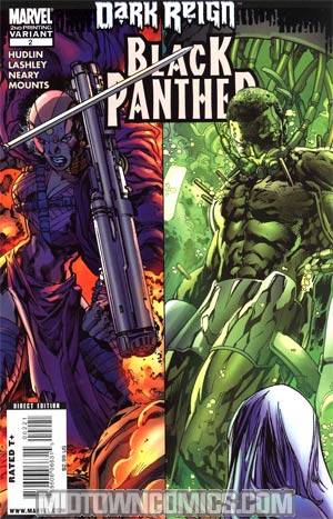 Black Panther Vol 5 #2 Cover B 2nd Ptg Ken Lashley Variant Cover (Dark Reign Tie-In)